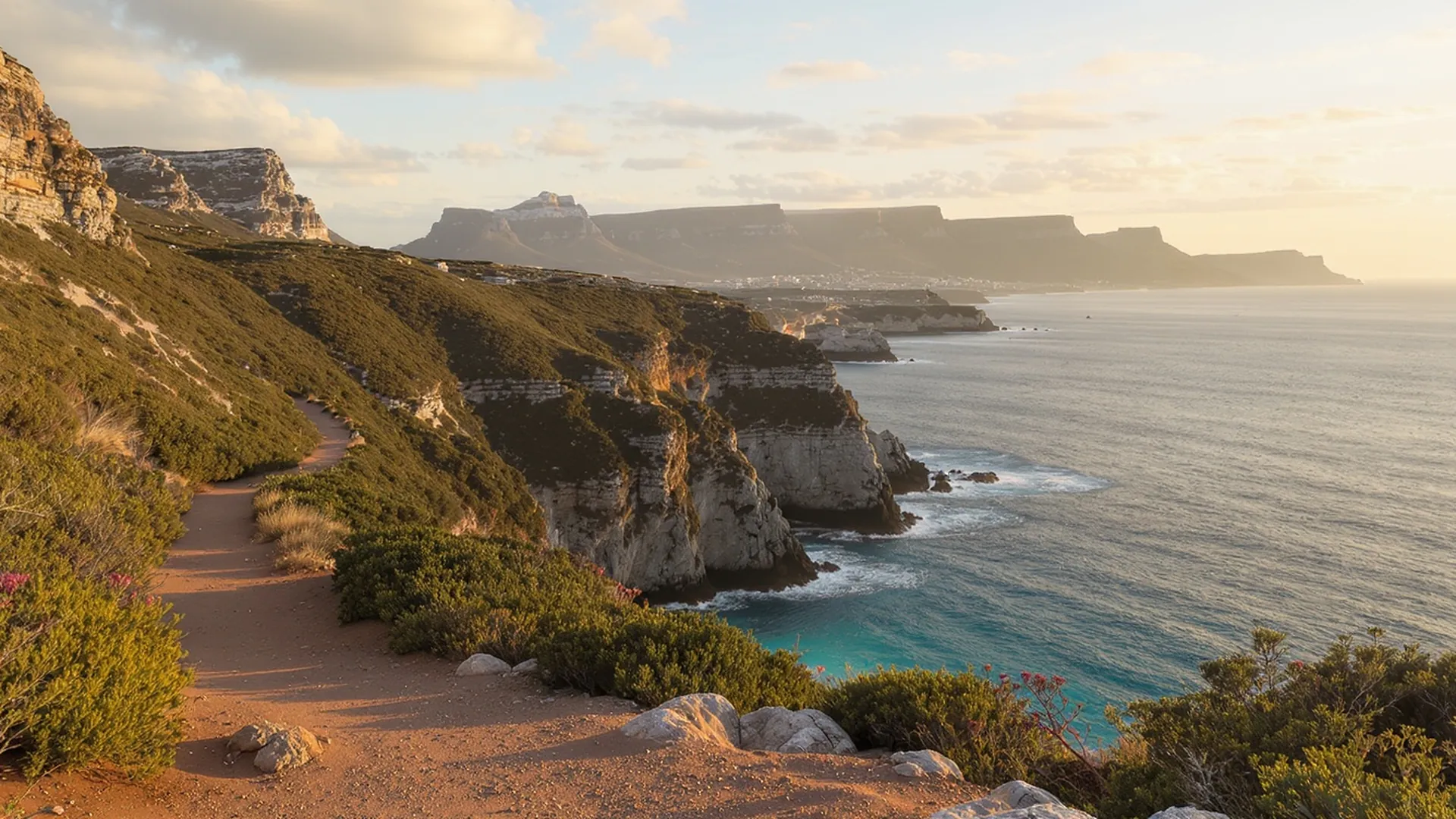 The Hermanus cliff path along Walker Bay, a top thing to do in Hermanus near Voëlklip Villa